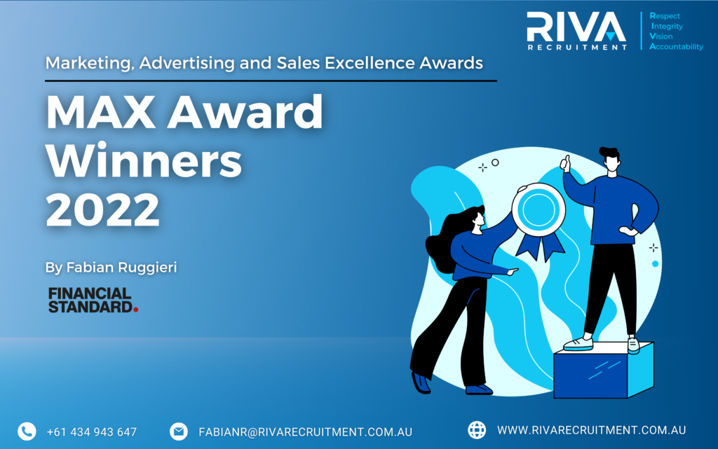 MAX Awards Winners 2022 RIVA Recruitment